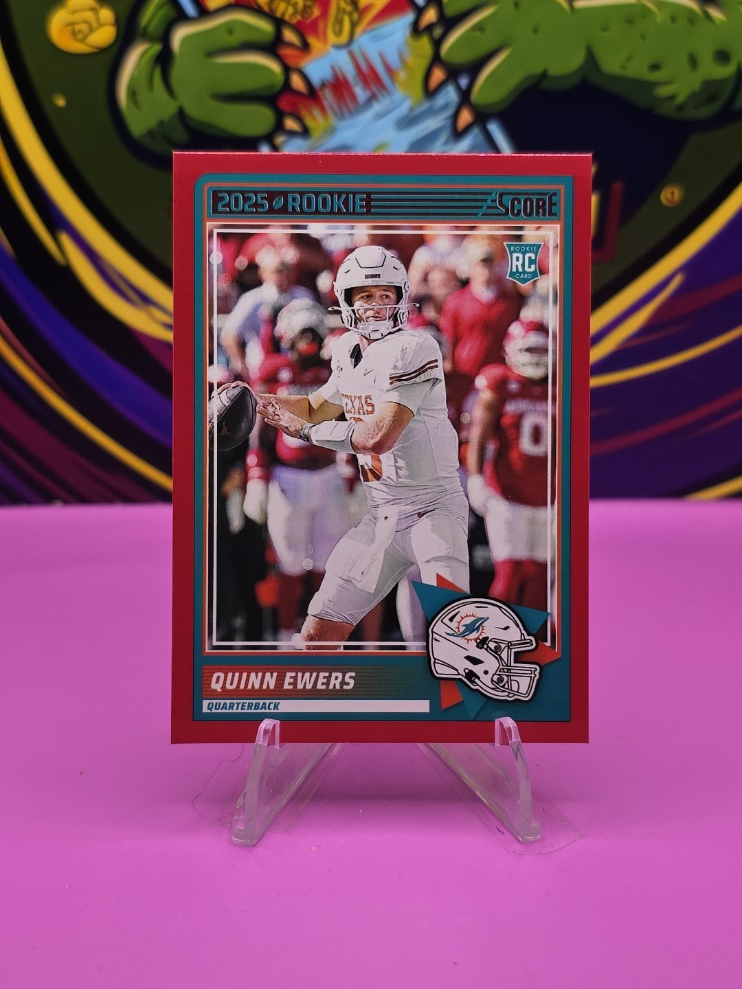 2025 Score Quinn Ewers #75 Red Parallel (RC)