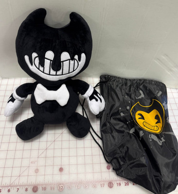Ink Bendy Smiling Ink Machine Plush 16  Black White 2021 Joey Drew New