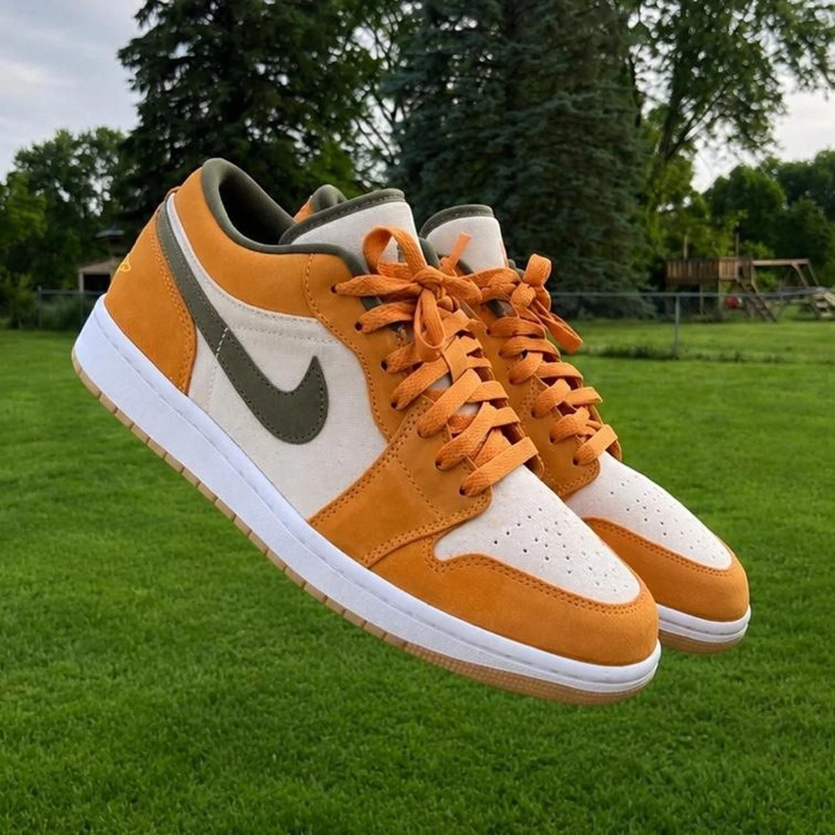 Jordan 1 SE Low Vivid Orange for Sale | Authenticity Guaranteed | eBay