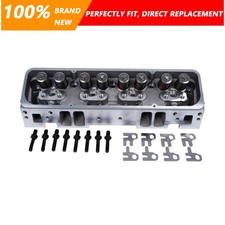 Complete Straight Cylinder Head For Sbc Chevy 350 190cc 64 Studs G Plates Us