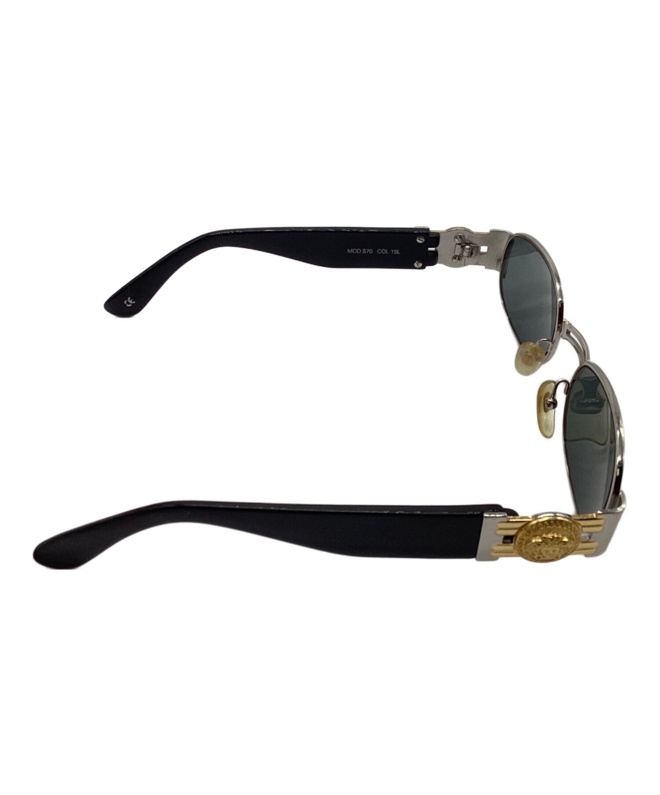 GIANNI VERSACE Men's Medusa Temple Sunglasses MOD S70 Black Used - Frame 13cm thumbnail 5
