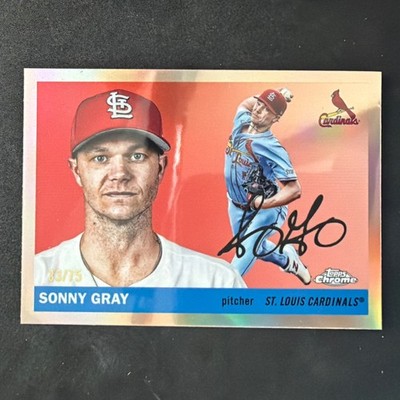 2025 Topps Chrome Platinum Sonny Gray Rose Gold Refractor /75 St.Louis Cardinals