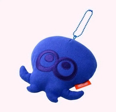Splatoon 3 Octopus Mascot Keychain Blue 5in Nintendo Store Limited from Japan