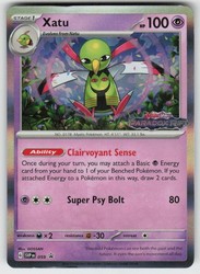 Xatu 059 Prerelease Promo Holo Rare Scarlet & Violet Paradox Rift