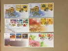 Six Israel after 2000 fdc with nice picture envelopes and multiple stamps