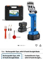 Sheep Shears Cordless 550W 2400RPM Professional Rechargeable Shearing Clipper 21