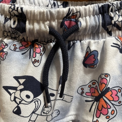 Bluey Skirt With Bluey & Butterflies White Alyssum Girl's Size XS (4/5) NWT - Picture 2 of 5
