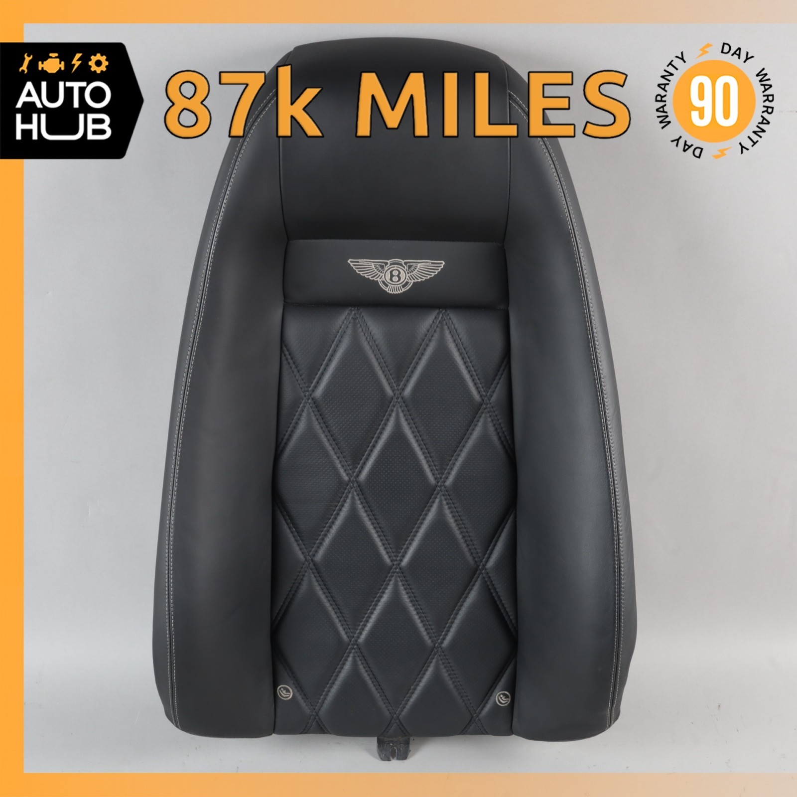 03-10 Bentley Continental GT Rear Left or Right Seat Top Upper Cushion OEM 87k