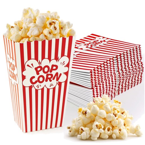 10er-Pack Fußball Popcorn-Boxen – Rot-weiß Gest Produktbild-Vorschau 4