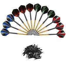 12 Pcs Darts Plastic Tip, Soft Tip Darts Set, 14g Plastic Tipped Dart, Attach