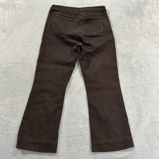 NYDJ Cropped Bootcut Jeans Women 33 Inches Waist Brown Y2K