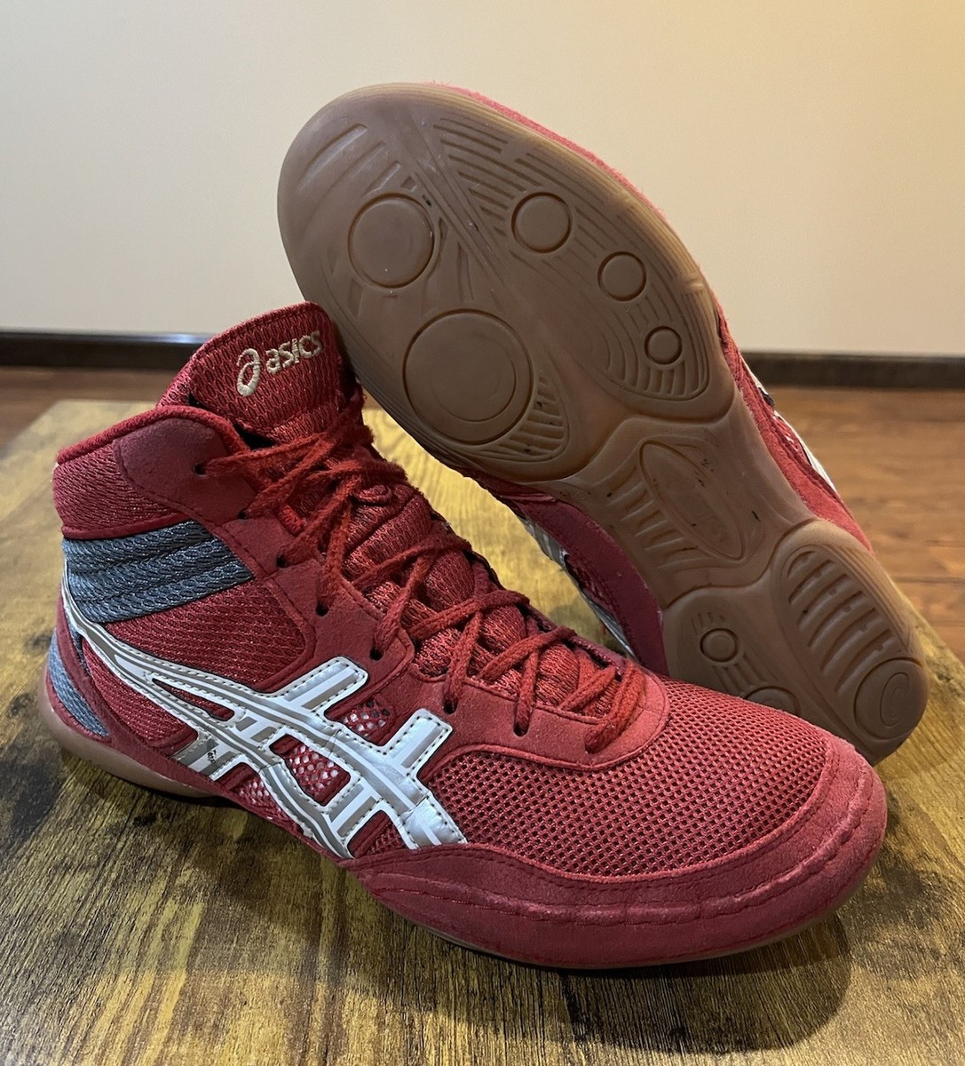 Asics Matflex Rare Red Wrestling Shoes Size