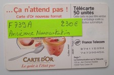 télécarte F739A / ancienne numérotation / côte 230e