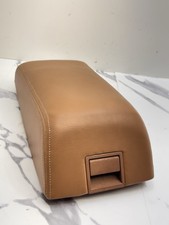 1988 - 1991 Buick Reatta Center Console Brown Leather Armrest Lid Oem 1988 - 1991 Buick Reatta Center Console Brown Leather Armrest Lid Oem