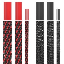 6 rollos de fundas para cables trenzados 96 pies con 127 tubos termorretr ctiles