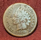 1868 Indian Head Cent, Free Shipping