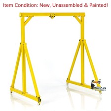 JDM Metal Gantry Crane Painted Unassembled DIY Toy Kit Gantry Lifting Crane 1:10