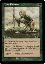 MTG 1999 Crop Rotation Urza's Legacy Magic NM