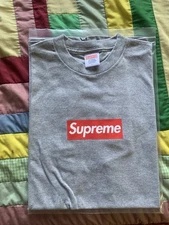 Supreme Grey Box Logo Tee Shirt 2006 Rare Brand New DS Bogo Size Large