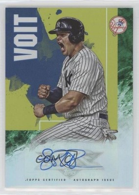 2019 Topps Fire Green 42/75 Luke Voit #FA-LV Auto v1x