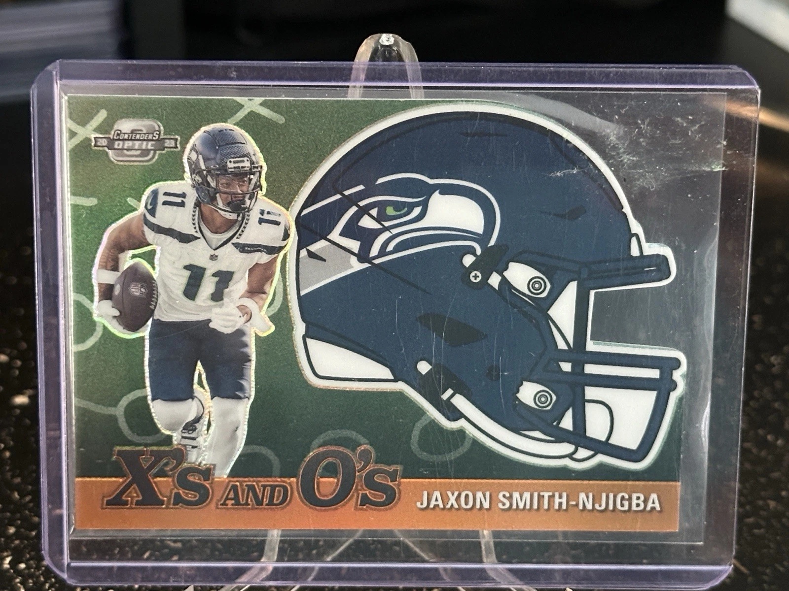 Jaxon Smith-Njigba Panini Contenders Optic X's and O's #XO53 Orange