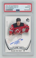 2021-22 Future Watch Auto Alexander Holtz RC 609/999 PSA 10 (MaFra)