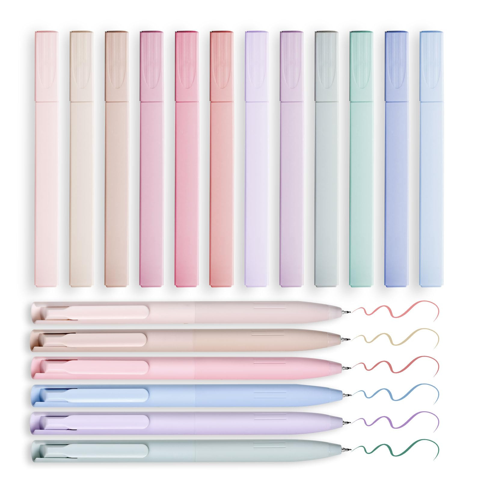 12 Bible Highlighters and 6 Color Pens No Bleed - Bible Study Supplies Journa...