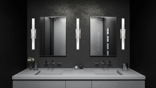 Quoizel PCGI8528 Giselle 28"W LED Bath Bar - Chrome - Picture 6 of 12