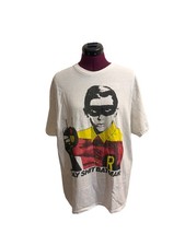 Vtg Graphic Batman White Shirt Sz L Made In USA