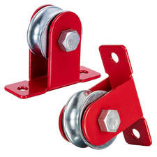 Cable Pulley 32Mm Wheel Wall Mount, Bearings Inside, Rope Pulley for Pulley Syst