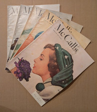 Lot 5 McCALL'S 1949 magazine ELEANOR ROOSEVELT-Grandma Moses NORMAN ROCKWELL-ADS