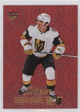 2024 Upper Deck Fleer Ultra Medallions Ruby Red 40/50 Brendan Brisson #M-49 08a0