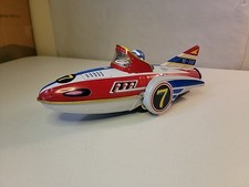 Vintage Tin Friction Toy, Great Flying Boat, Working, China. Retro
