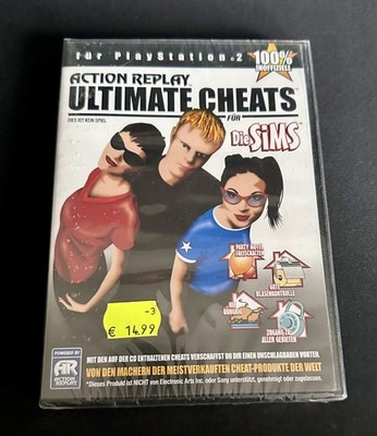 Action Replay Ultimate Cheats für Die Sims (PlayStation 2, 2003, DVD-Box)