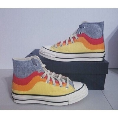 Converse Chuck 70 Hi Top Storm Front Yellow Mens Size 3/Womens Size 5