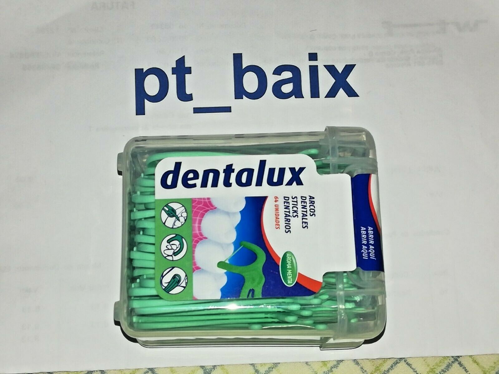 Dentalux Dental Floss Sticks Mint 64 sticks 3 in 1 Dental Floss eBay
