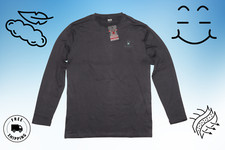 Large Spyder Men's Moisture Wicking Quick Dry Gray Long Sleeve Sports T-Shirt