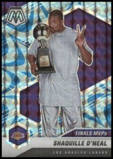 2020-21 Mosaic Basketball Shaquille O'Neal Finals MVP Blue Reactive Prizm