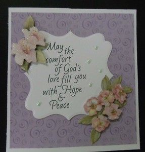 May Comfort Of God S Love Fill You W Hope Peace Stampabilites