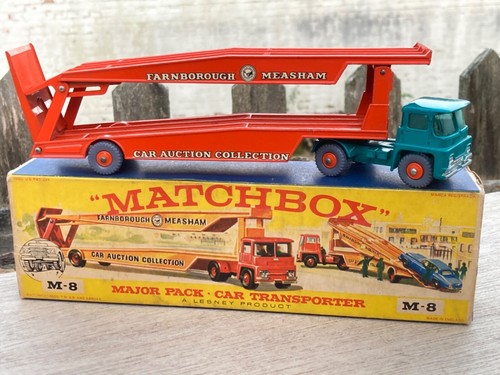 Lesney Matchbox M8 Major Pack Autotransporter Truck LKW Guy Warrior