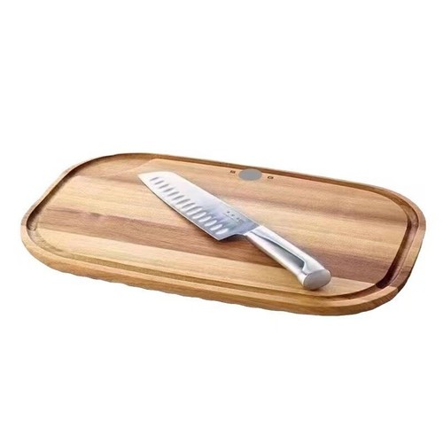 SMEG High-quality Acacia Wood Chopping Board Rectangular Kitchen Cutting Board - Picture 13 of 14
