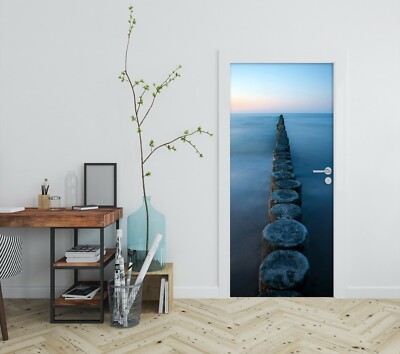 3D Pfahlbrücke ZHU764 Door Wall Mural Photo Wall Sticker Decal Wall Amy