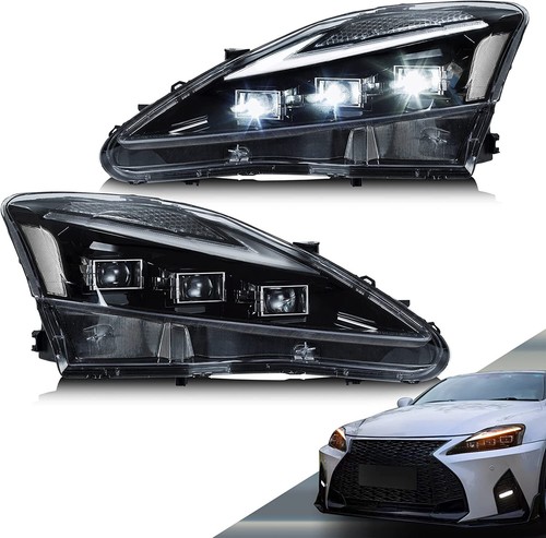 VLAND Headlights Projector LED DRL For 2006-2013 Lexus IS250 IS350 ISF /Startup - Bild 5 von 12