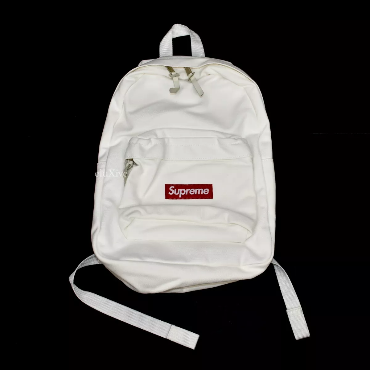 Supreme Canvas Backpack White