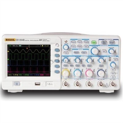 New Rigol Digital Color Oscilloscope DS1104B 100Mhz 4Chs ik