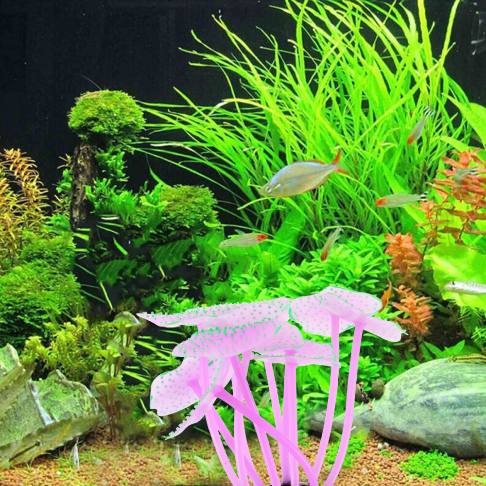 Artificial Coral Aquariums Glowing Aquarium Plants Glowing Fish Tank