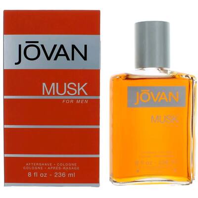 Coty Men's After Shave/Cologne Jovan Musk Luxurious and Floral Fragrance, 8 oz