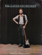ERIC CLAPTON 1980 JUST ONE NIGHT UK TOUR CONCERT PROGRAM BOOK BOOKLET / VG 2 NM