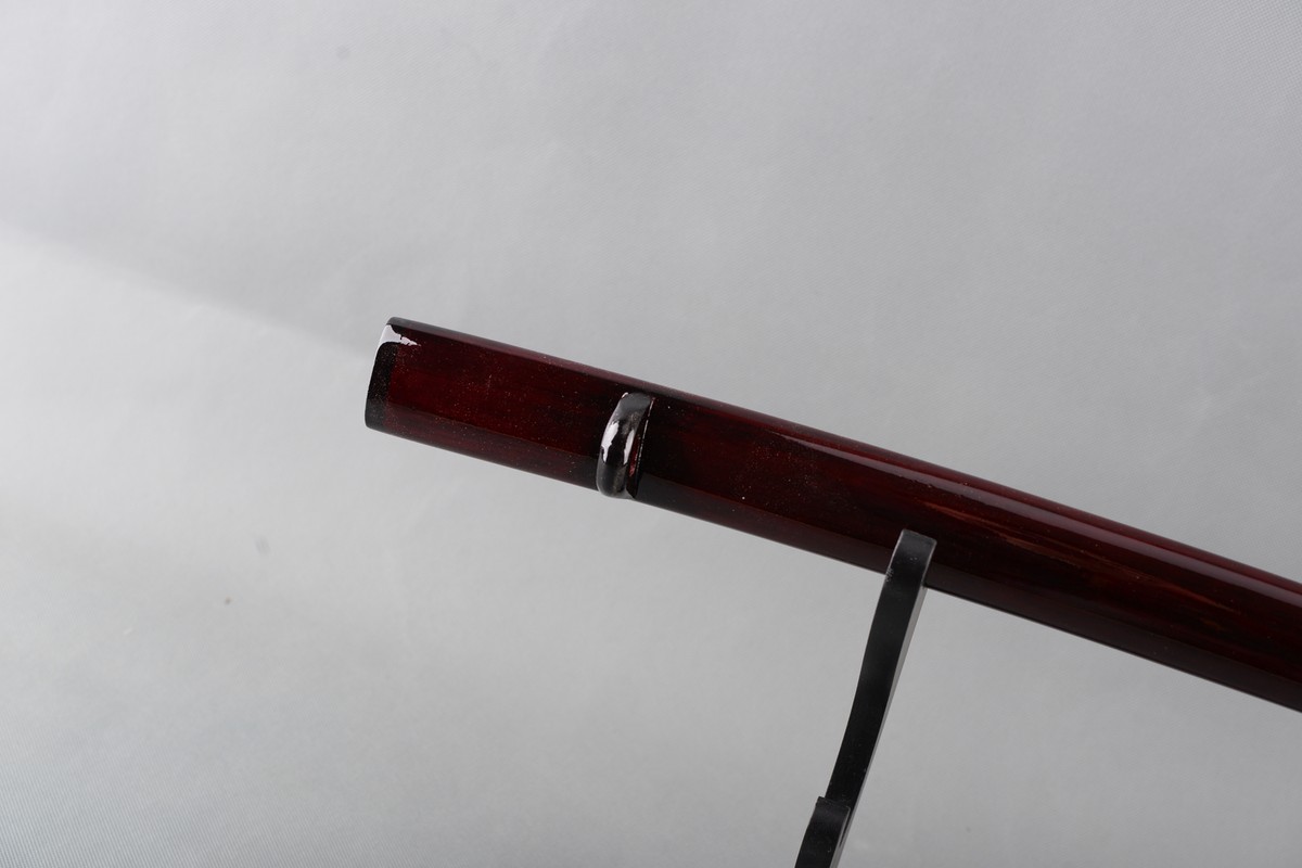 30'' Dark Red SAYA Katana Lacquered Wood Sheath Scabbard for