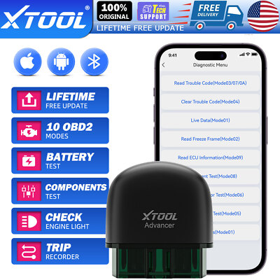 XTOOL Advancer AD20 Code Reader OBD2 All System Scanner Car Engine Diagnose Tool